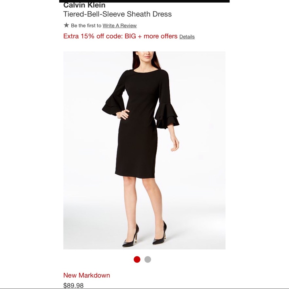 Calvin Klein dress in black